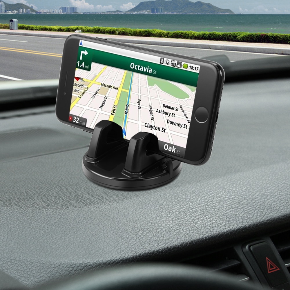 Auto Telefoon Houder Stands Draaibaar Ondersteuning Anti Slip Mobiele 360 Graden Mount Dashboard Gps Navigatie Universele Auto Accessoires