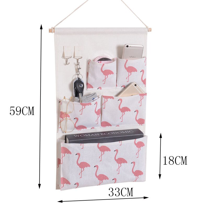 5 Zakken Opknoping Organisatoren Closet Deur Thuis Wall Opknoping Organisator Opbergtas Zakje Houder: J