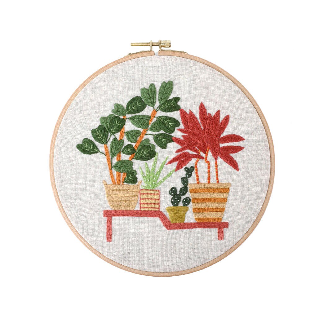Diy broderi korssting kit sæt til begyndere starter håndlavede håndværkssæt udsøgt kunsthåndværk dekoration