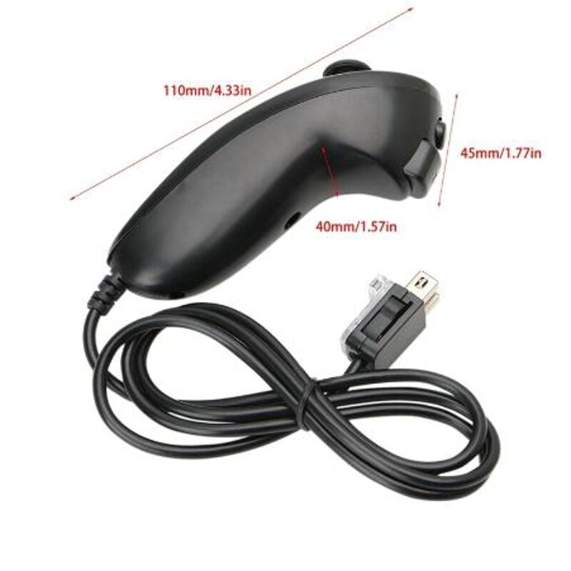 5 couleurs couleur NUNCHUCK NUNCHUK télécommande pour NINTENDO Wii noir nunchunk télécommande port usb
