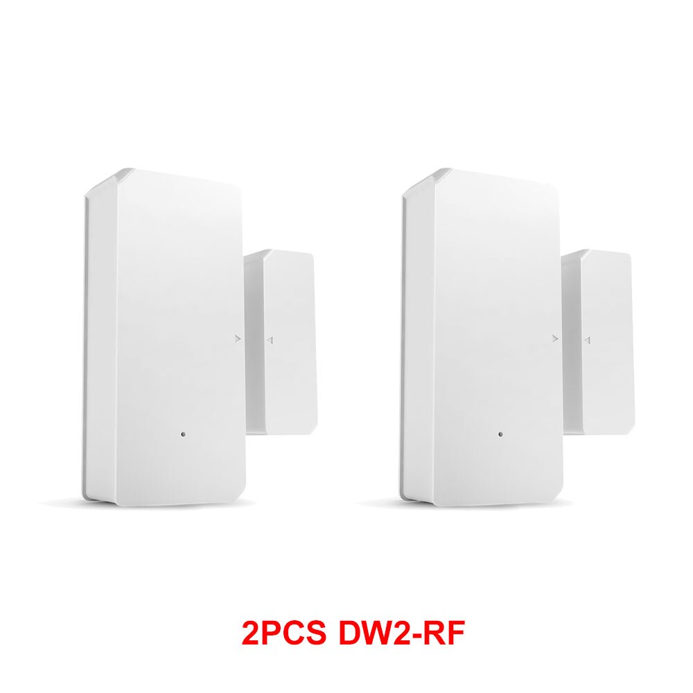 SONOFF DW2-RF 433MHz Wireless Door Window Sensor Works with SONOFF RF Bridge EV1527 Smart Scene Home Secuirty Devices: 2PCS DW2-RF