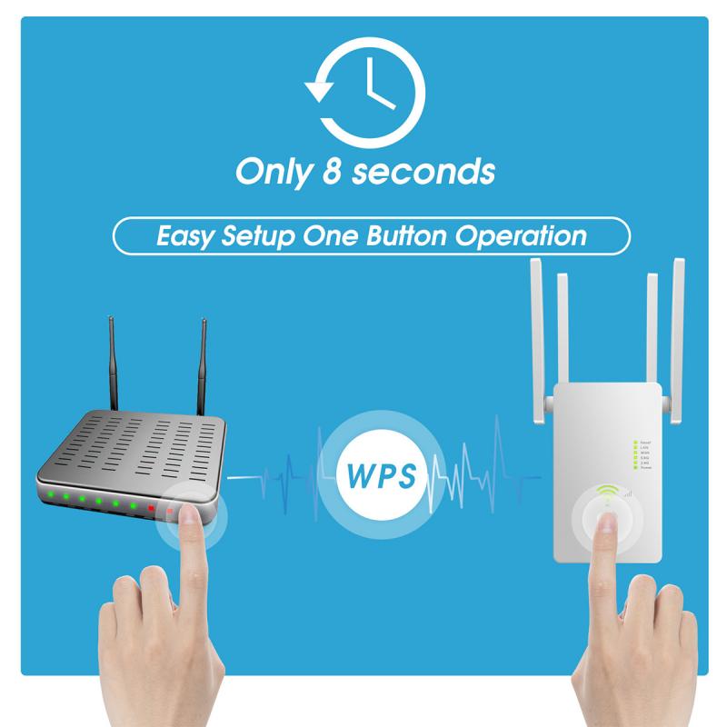 AC1200M Wireless WiFi Repeater Extender Booster Router Dual Band 2.4G/5G 867Mbps Wi fi Signal Booster Wifi Repiter