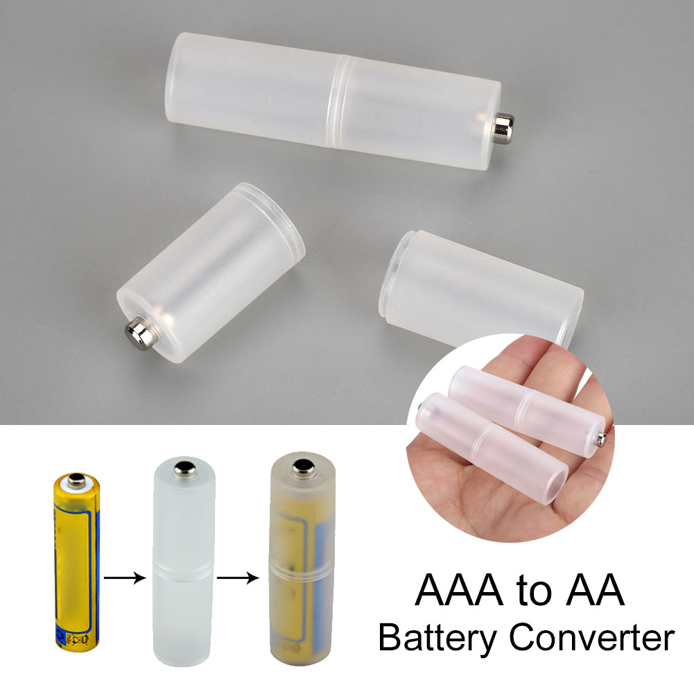 2 stuks AAA Naar AA/AA naar C Formaat Huishouden Batterij Converter Thuis Mini Batterij Adapter Reis Grote Sterkte bettery Houders