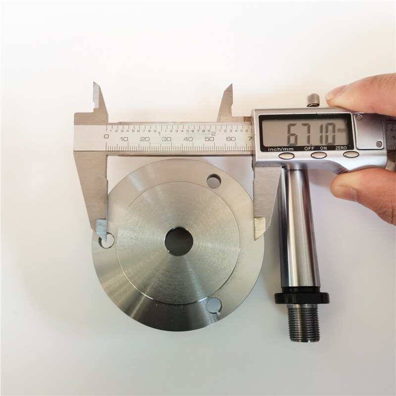 M14x1mm MT2 MT3 Spindle Thread chuck Flange Back Plate base plate Adapter Plate K11-80 K12-80 K11-100 K12-100: MT3 100mm Round tail