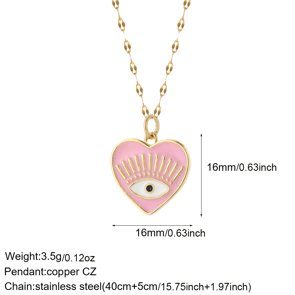 Collier à nœud pour femmes, pendentif en forme de cœur papillon mignon, couleur or, colliers à longue chaîne en acier inoxydable, Cadenas de cou Para Hombre en: Imitation plaquée rhodium