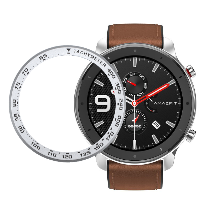 Cubierta de borde exterior de Metal para Xiaomi Amazfit GTR de 47MM, anillo con bisel, caja protectora de velocidad para reloj Amazfit GTR de 42mm