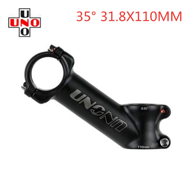 Uno mtb mountainbike racercykel frempind 28.6mm gaffel 25.4/31.8mm 35 grader 70/90/100/110mm cykel frempind sort og sølv