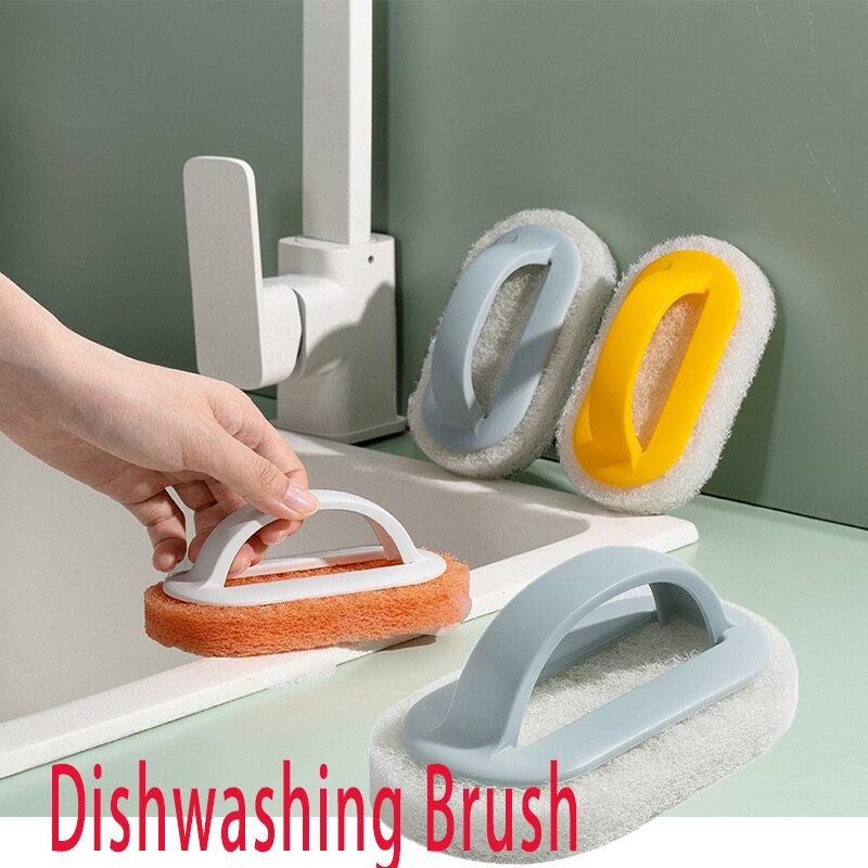 1pc Cleaning Strong Decontamination Bath Brush Sponge Eraser Cleaner Cleaning Sponges for Kitchen Bathroom Cleaning Tools