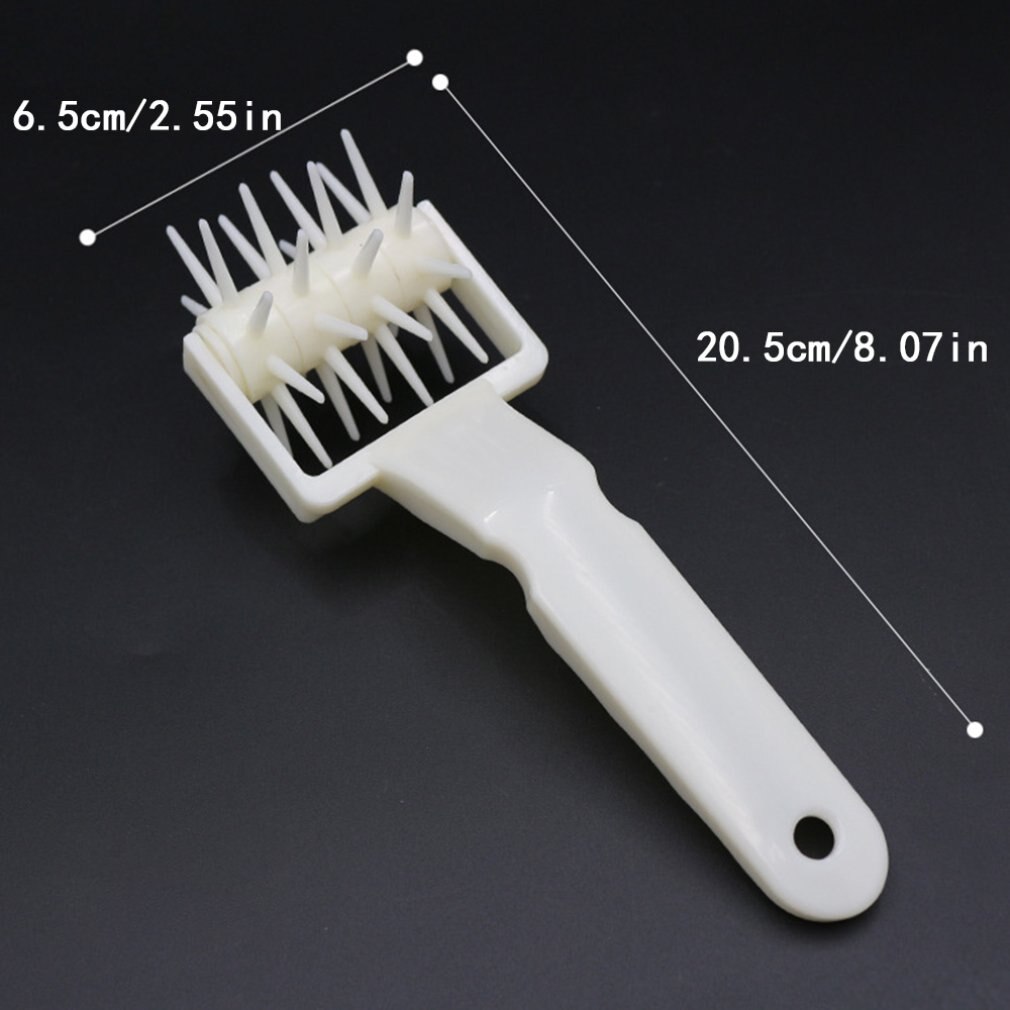 Baking tool pizza rolling pin Pizza Punch Needle wheel Biscuit wheel pin Plastic Healthy Clean Odorless Non-toxic: s
