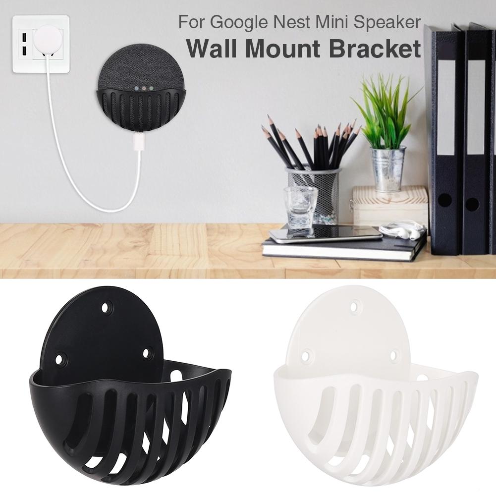 Holder for Google Nest Mini Speaker Wall Mount Bracket for Google Nest Mini Wall Hanger Organizer Rack Speaker Accessories
