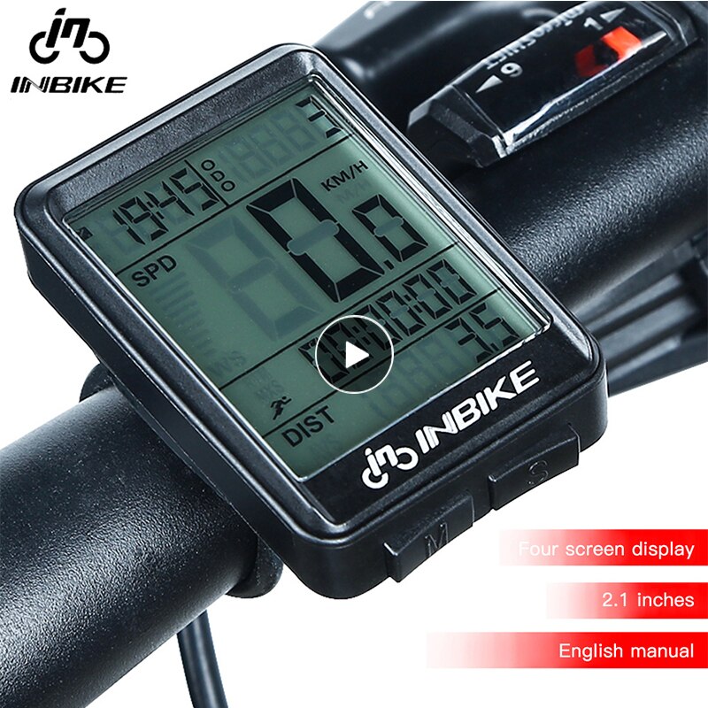 GPS Bike Computer INBIKE IC321 Wireless Code Meter For Bicycle Riding Odometer Speed Detector Kilometer Counter For Bicycle 2022