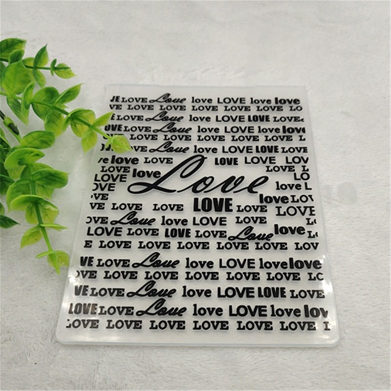 I LOVE YOU Embossing Folders For Embossing Folders Scrapbooking Craft Stencil Diy Album Paper Paper Bump Board Handmade