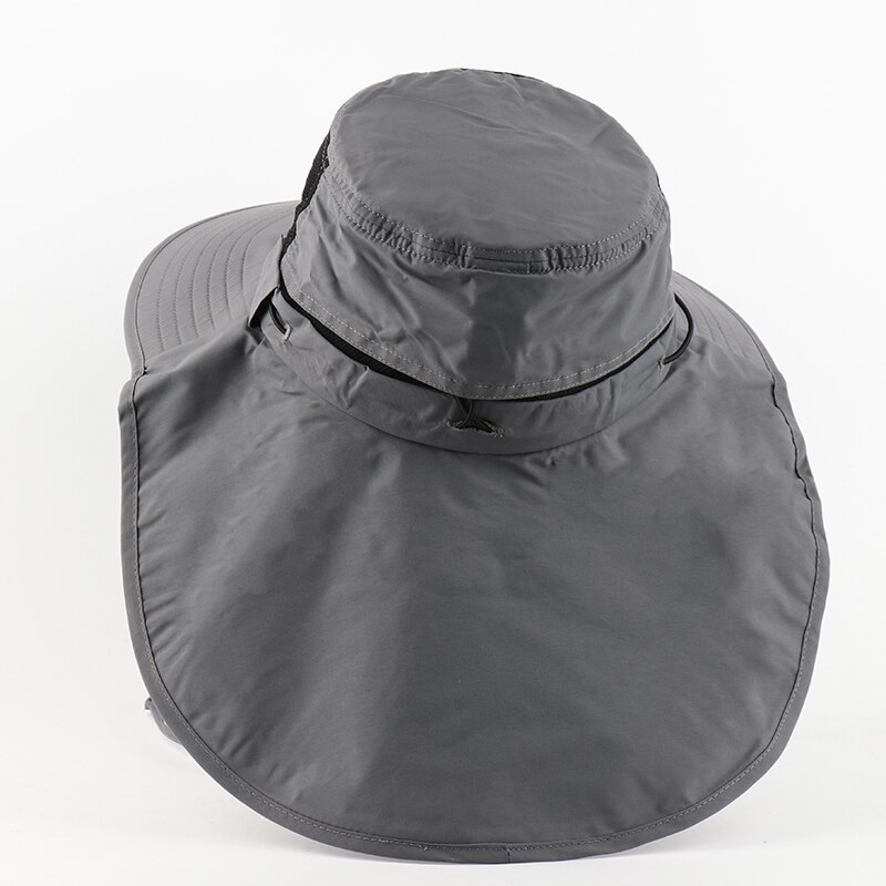 Camoland Herfst Zonnehoed Mannelijke Upf 50 + Wandelen Emmer Hoed Outdoor Lange Brede Rand Vissen Caps Met Nek Flap boonie Hoeden