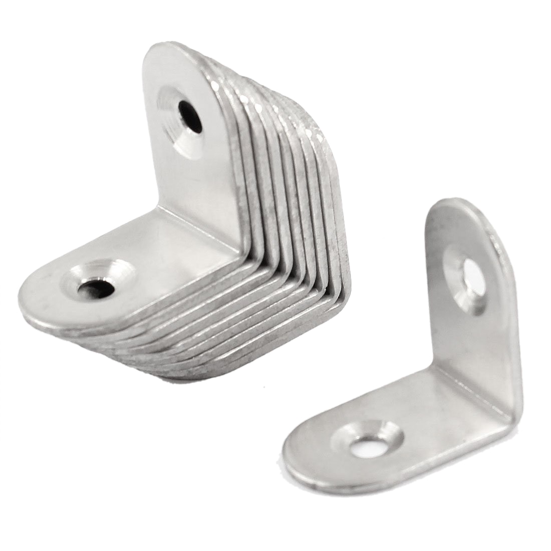 LNHF 10 Pcs 25mm x 25mm Corner Brace Joint Right Angle Bracket