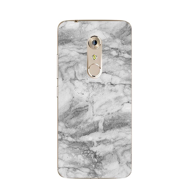 Para ZTE Nubia Z17 Mini TPU funda de teléfono para Axon 7 / 7 Mini cubierta ultradelgada para Nubia Z9 MAX carcasa de silicona patrón de mármol mezclado: for ZTE Axon 7 A2017 / 9154 6