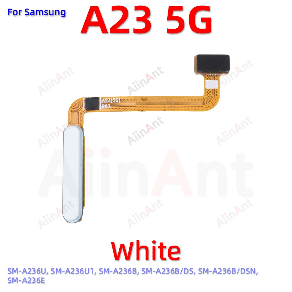 Back Button Touch ID Finger Scanner Fingerprint Sensor Flex Cable For Samsung Galaxy A22 A23 4G 5G A225F A226B A235F A236B A236U: dark blue