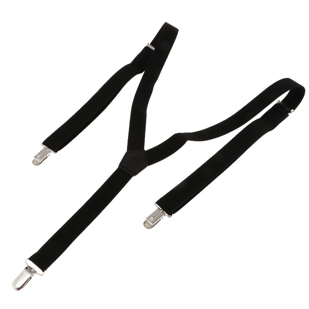 Mens Skinny Suspenders Y Back Wide Elastic Adjustable Trouser Clips Braces for Work Special Event or with Casual Attire