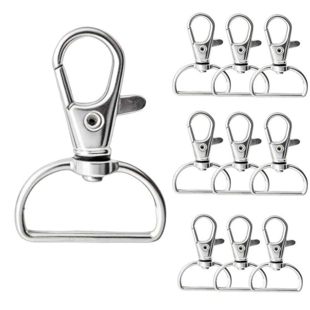 5/20/50/100 STUKS Draaibare Sluitingen Lanyard Karabijnhaken Sleutelhanger Clip Haak Metalen Kreeftklauw Sluiting voor Sleutelhanger Hardware Accessoires