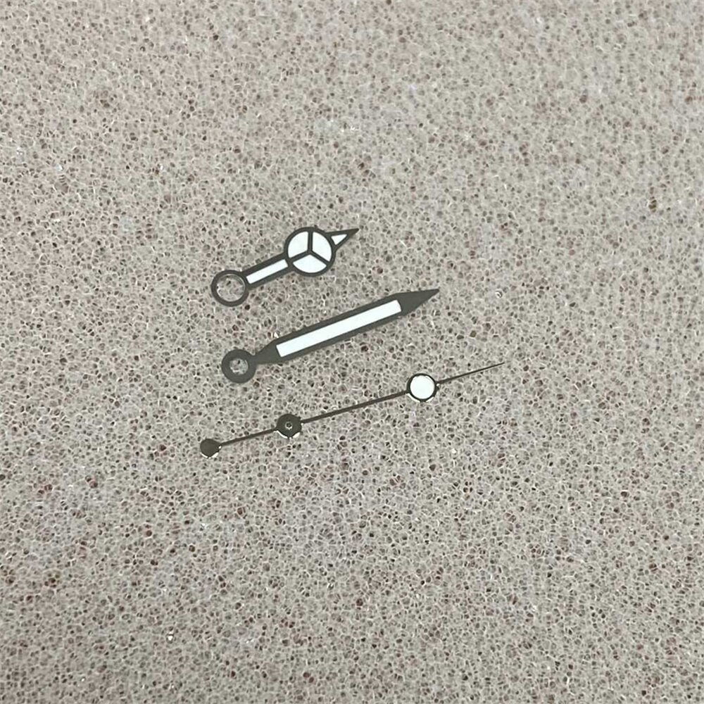 Groene Lichtgevende Wijzers Pointer Voor NH35/NH36 Horloge Beweging Modificatie Kits:  Silver