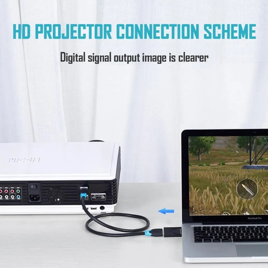 4K DisplayPort naar HDMI-compatibele adapter DP mannelijk naar vrouwelijk HDMI-compatibele converter, geschikt voor laptop HDTV-monitor