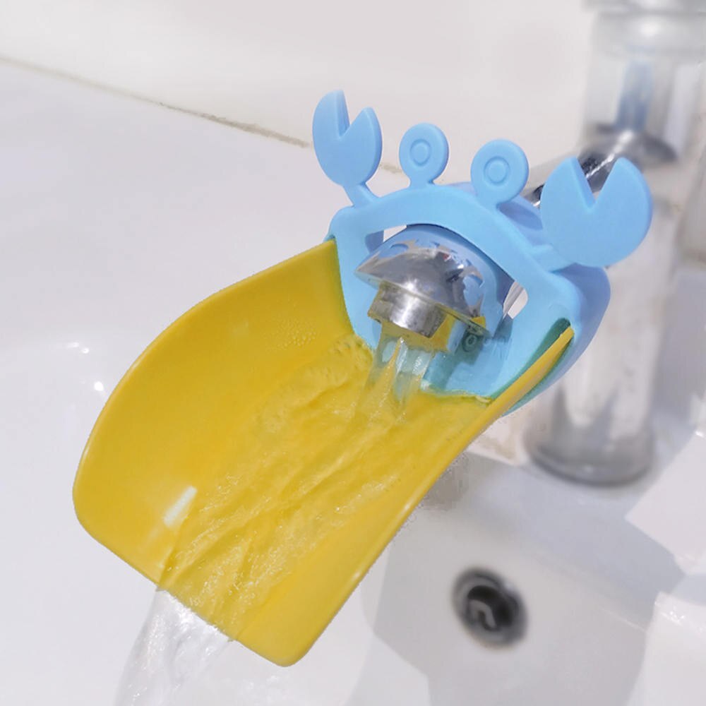 2pcs Cartoon Faucet Extender Hand Wash Device Kitchen Water Faucet Extender Help Children Wash Hands Plastic