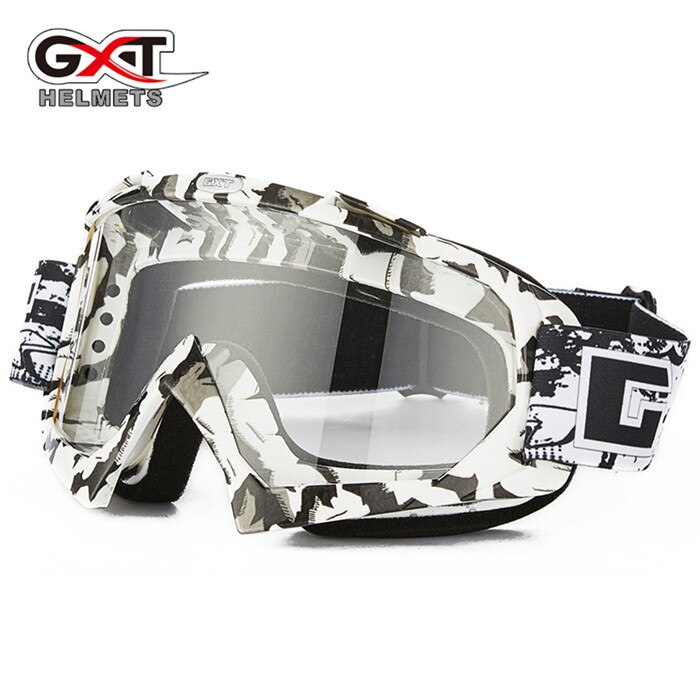 GXT Motocross goggles ATV DH downhill goggles Motorcycle Off Road Protective gear Glasses Dirt Bike Goggles: G6 Clear lens