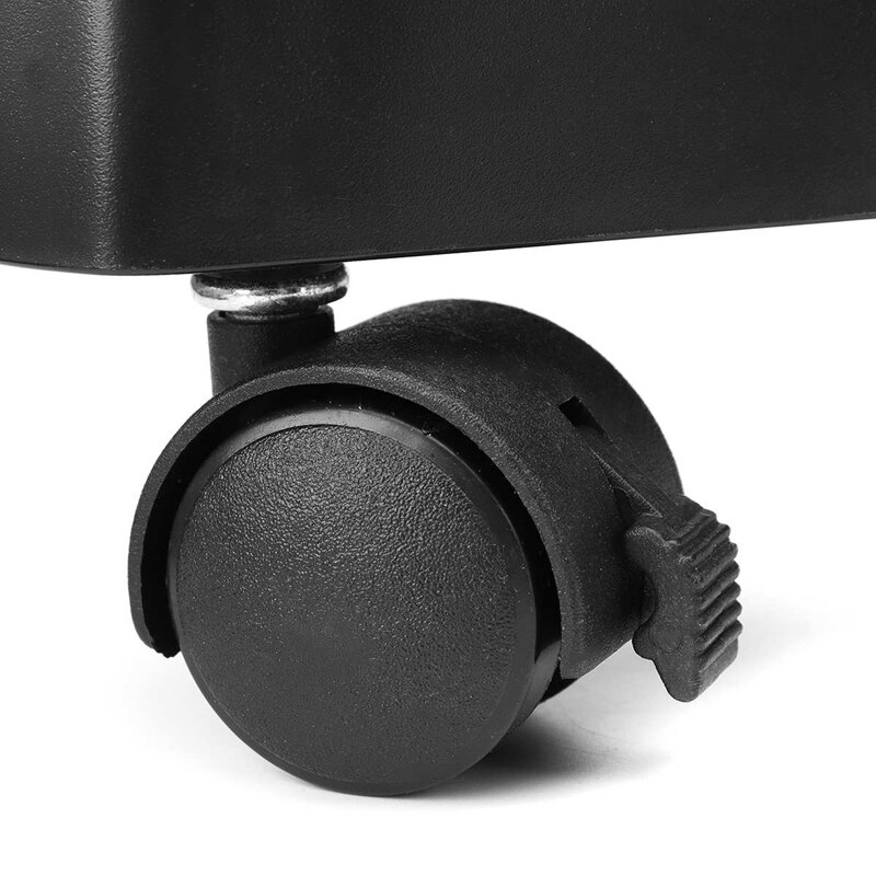 CPU Stand - Adjustable Tower Holder - ABS Plastic - Swivel Wheels - Mobile Cart