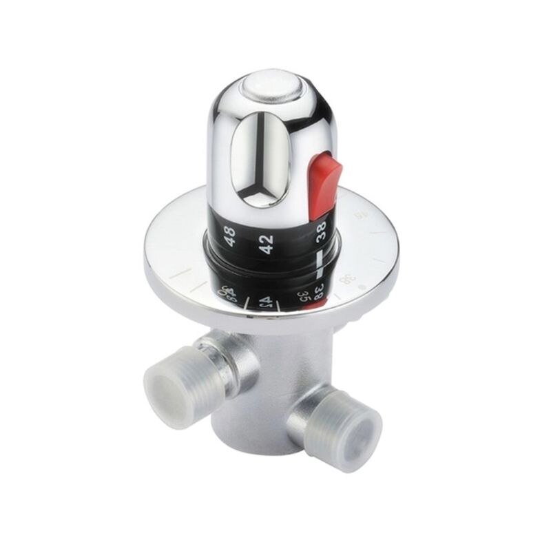 Brass Thermostatic Mixer Valve Water Temperature Control Valve for Bath Shower B0KC