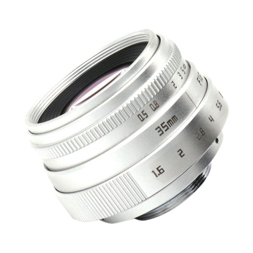 Lente da câmera da montagem de 35mm f1.6 c com anel adaptador para fujifilm X-E2 / X-E1 / X-Pro1 / X-M1 / X-A2 / X-A1 / X-T1