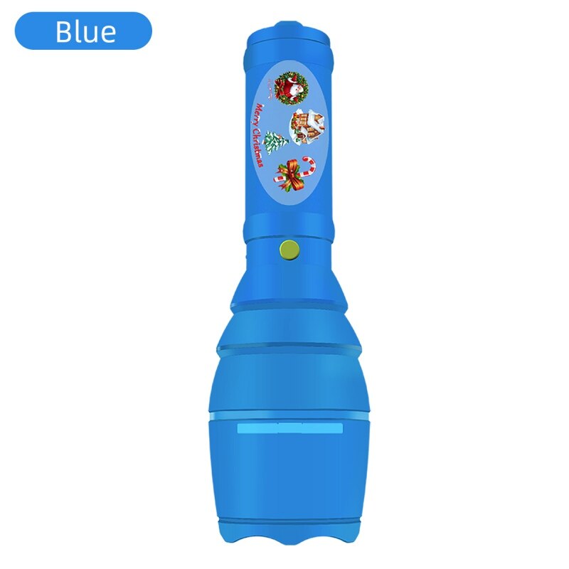 Musical Handheld Projector LED Light Portable Bright Flashlight With 12 Slides Built-in Battery For Christmas/Halloween: 2