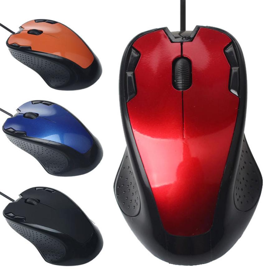 Factory Price Luxury 1800 DPI USB Wired Optical Gaming Mice Mouse For PC Laptop wired mouse office