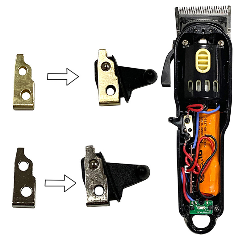 10 Uds para WAHL 8504 8509 8148 8591 1919 Máquina para cortar cabello eléctrica interruptor de alimentación metralla cortapelos piezas de repuesto