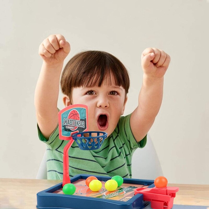 Mini Opvouwbare Tafelblad Basketbal Spel Speelgoed Vinger Ejectie Basketbal Machine Outdoor Novelty Speelgoed