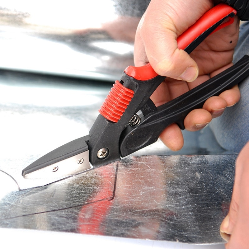 Sheet Metal Tin Snips Left Cutting Cutter Heavy Duty Shear Scissors-m18