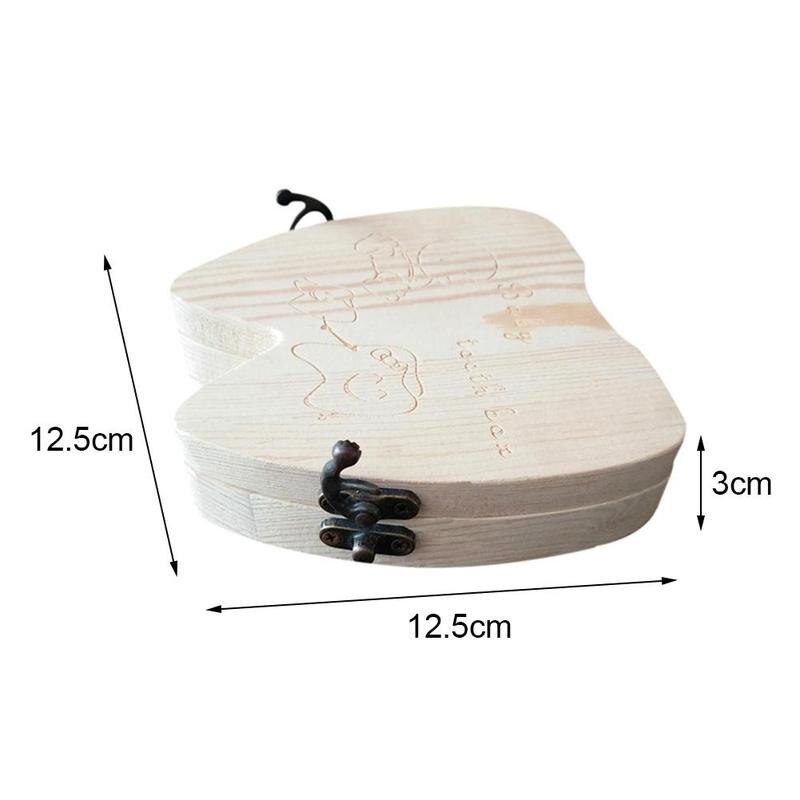 Baby Haar Abstellraum Baby Zähne Kasten Baby Kasten Souvenir Holz Lagerung Milch Organizer Zähne Nabelschnur Storag