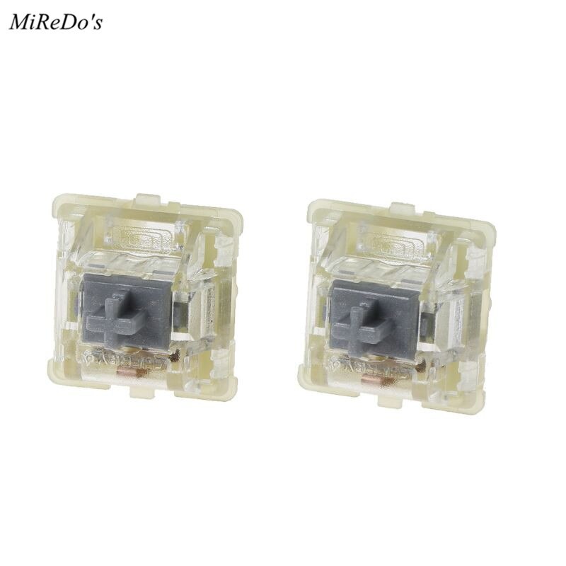 2Pcs Original Cherry MX RGB Silent Silver Switch 3Pin Speed Silver Silent Switch For Mechanical Keyboard