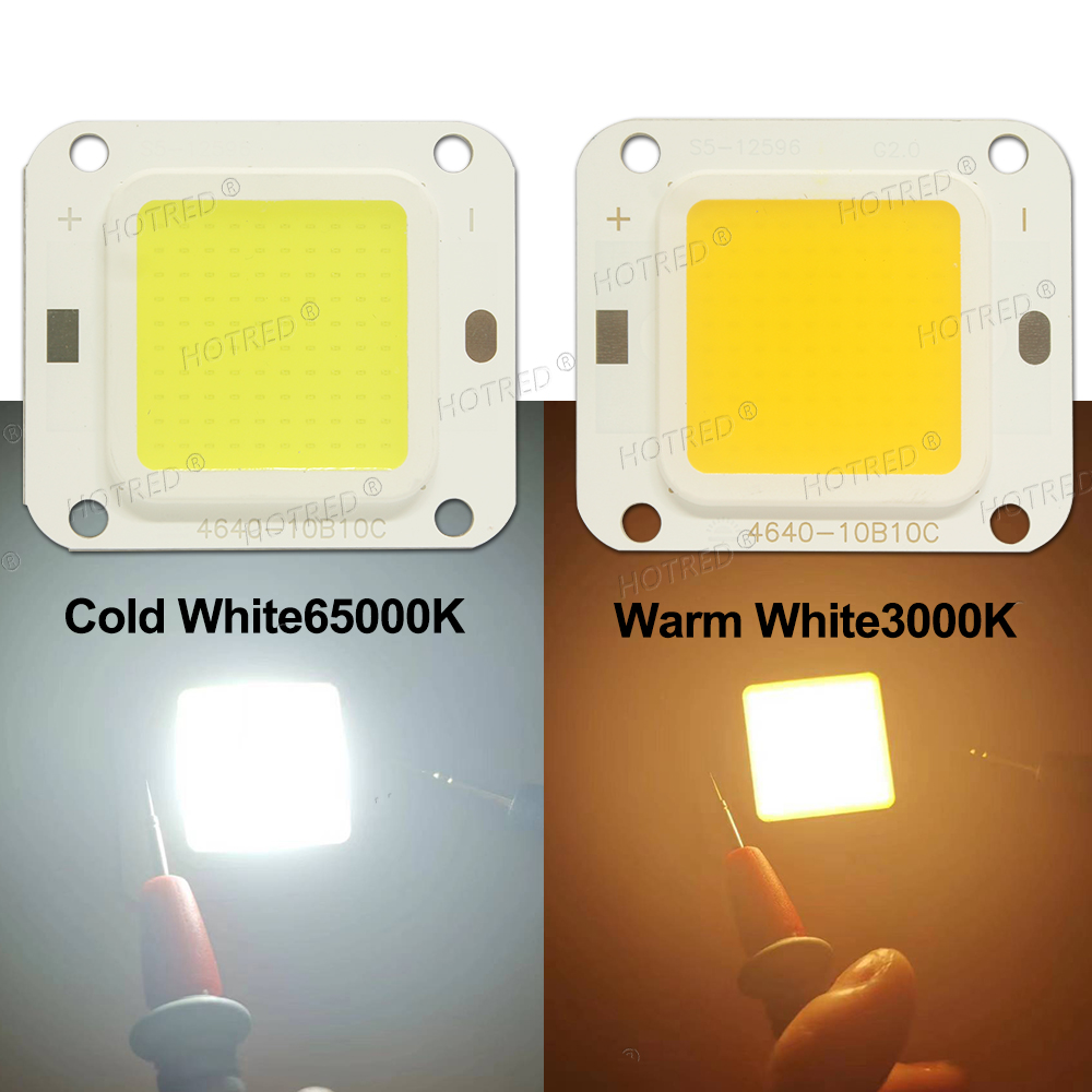 LED COB Chip 10W 20W 30W 50W 70W 100W DC30V 36V Backlight Diode Cold Warm White Street Lamp Matrix For DIY Flood Light Bulbs