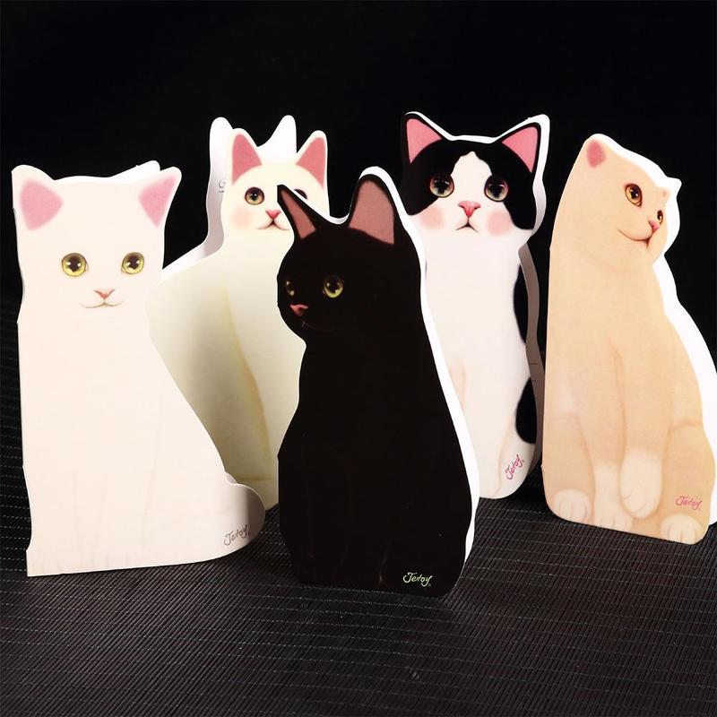 1PC Kawaii Cat Folding Greeting Card Birthday Christmas Cards Envelope Writing Paper Stationery