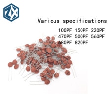 1000pcs/lot 50V Ceramic capacitor 101/151/221/471/501/561/681/821/PF 100PF 150PF 220PF 470PF 500PF 560PF 680PF 820PF Capacitance