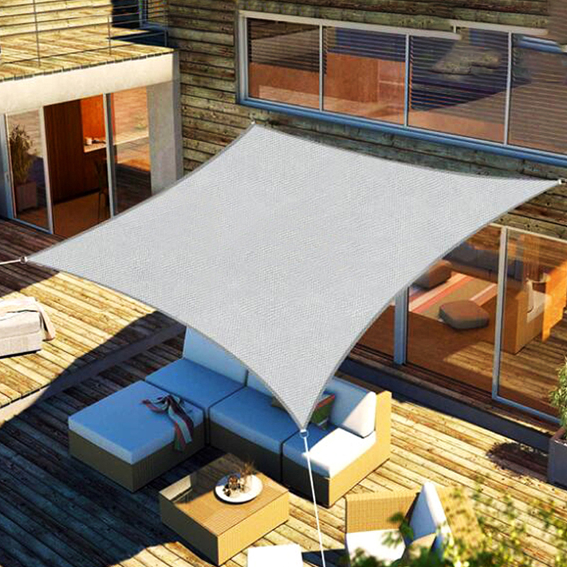 Summer Outdoor Waterproof Anti-UV Shade Canvas Oxford Cloth Sunscreen Rain Cover Garden Shelter Gazebo Terrace Courtyard Awning