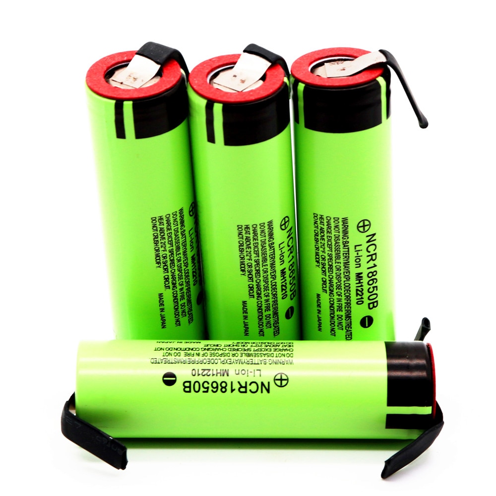 100% Original Nuevo NCR 18650B 18650 Li-ion recargable de la batera de 3400 mAh 3,7 V para linterna/or +DIY nquel pieza