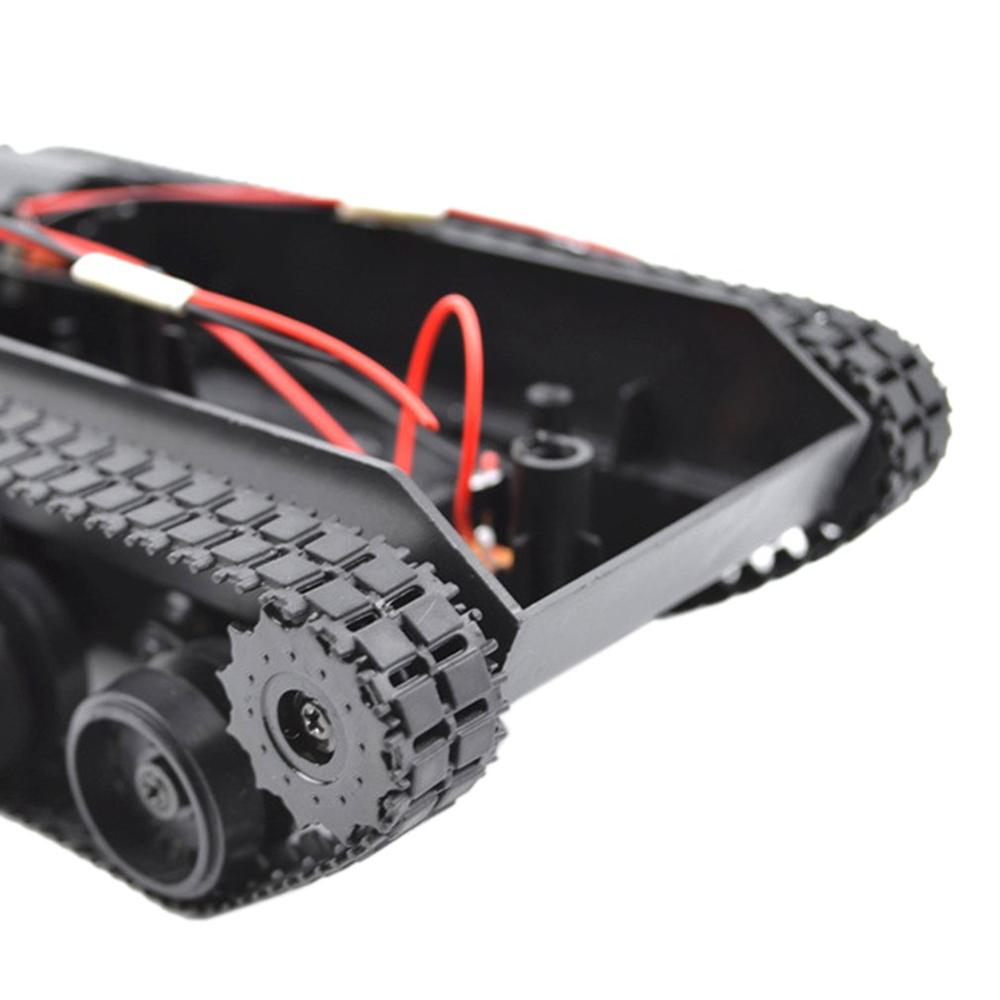 Light-Duty Shock-Absorbing Tank Rubber Crawler Car Chassis Kit Tracked Vehicle Rc Tank Smart Robot Diy Robot Toys