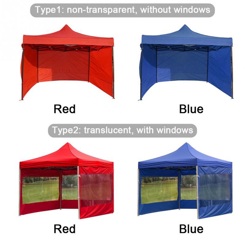 Gazebo Side Panel Accessories Oxford Cloth Portable Folding Windproof Easy Use Outdoor Tent Sidewall Durable Anti-UV Reusable