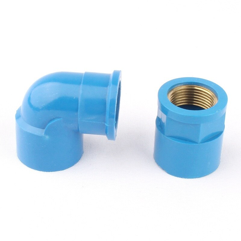 Copper G 3/4'' Female To 32mm Reducing Straight/90 Degree Elbow Pipe Connectors Blue Tube Joint Garden Irrigation Pipe Fittings