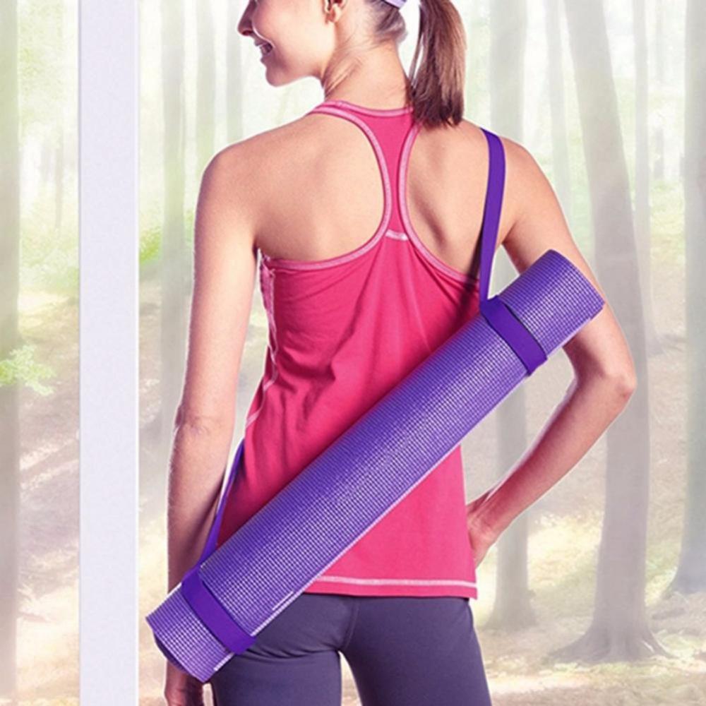 Yoga Mat Rope Adjustable Elastic Sports Sling Shoulder Carry Straps Belt Fitness Supplies Exercise Stretch Yoga Belt Fitness