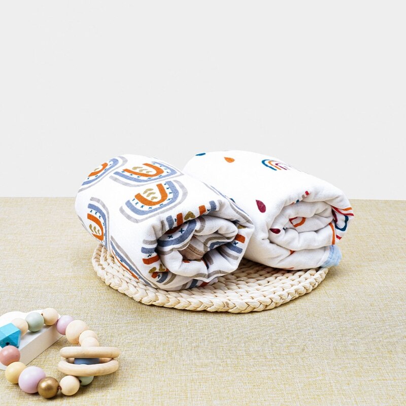 Printed Baby Blanket (92% Bamboo, 8% Spandex)