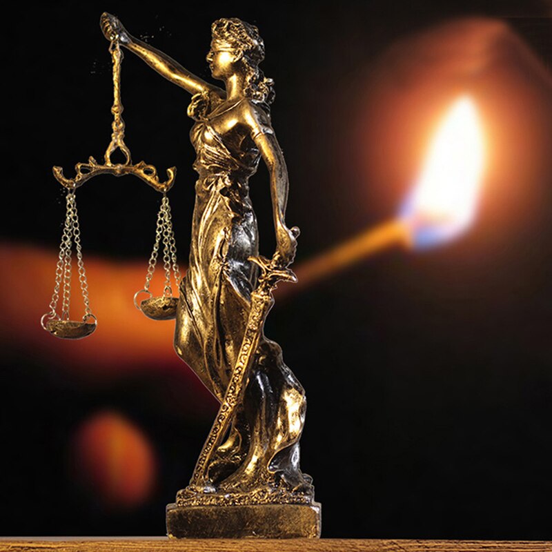Deusa da justiça grega estátua/anjos justos resina escultura, pessoas ornamentos, acessórios de decoração para casa do vintage, artesanato de escritório
