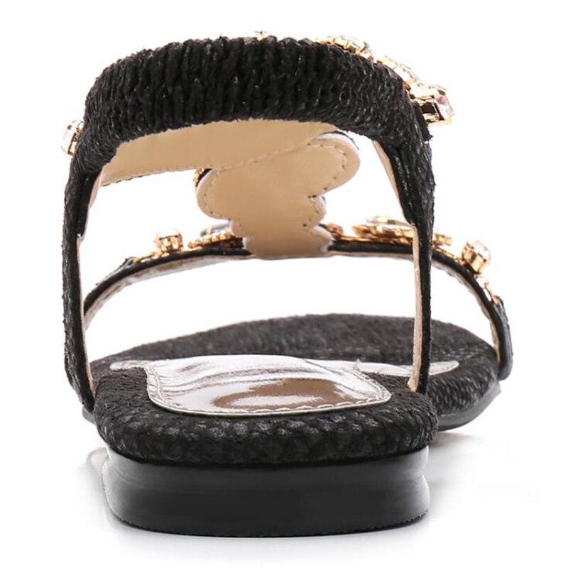 bohemian rhinestone sandals