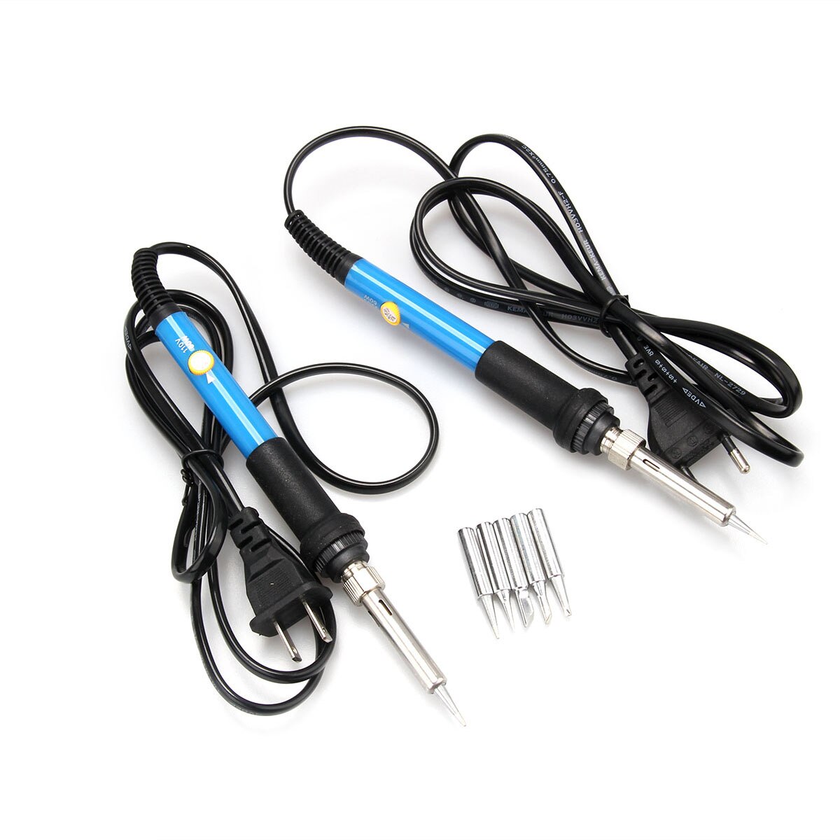 EU/US plug 60W 220V Temperature Adjustable Electric Welding Solder Soldering Iron Rework Station Handle Heat Pencil Tool set