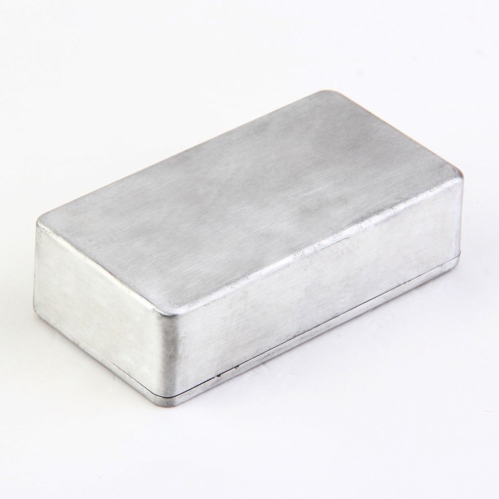Portable Aluminum Musical Instruments Kit Cable Stomp Box Effects Pedal Enclosure For Guitar Effect Style Cases Holder: Default Title